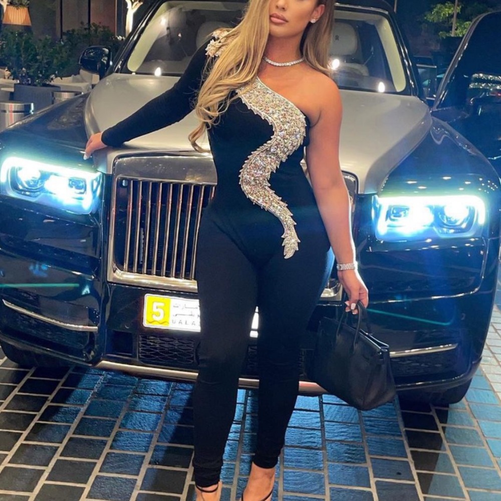 NYE Custom Diamond Jumpsuit
